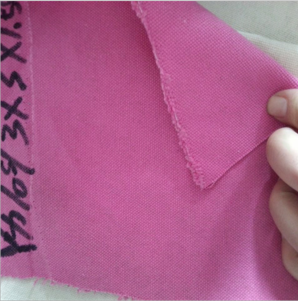 河北帆布厂销售供应3*3粉色全棉帆布 箱包布 棉染色布