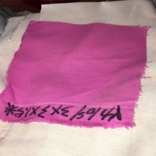 河北帆布厂销售供应3*3粉色棉帆布 箱包布 棉染色布