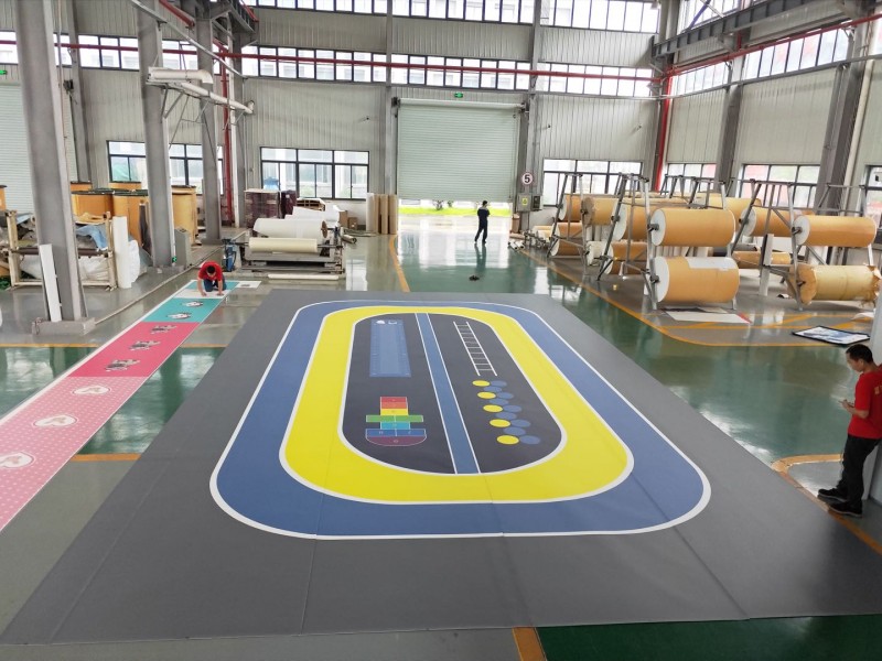 四川防静电瓷质地板PVC地板 室外运动地板