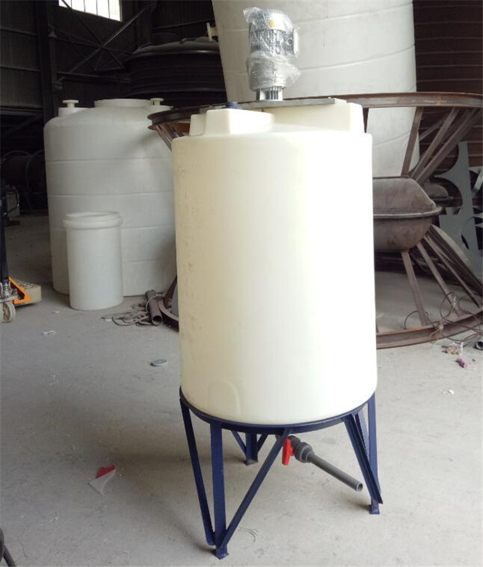 化工反应搅拌罐厂家直供 耐酸碱调和搅拌机设备 PE塑料桶