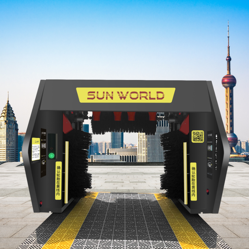 上海双沃全自动洗车机大型商用无人自助清洗设备