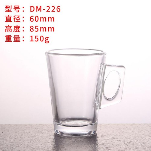 八角玻璃杯水杯 耐高温玻璃水杯 厂家直销