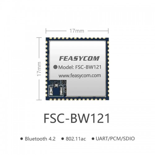 蓝牙Wi-Fi组合RF模块SDIO接口  FSC-BW121