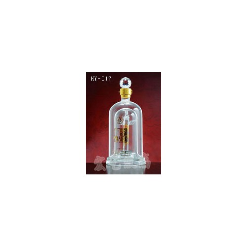 新疆工艺玻璃酒瓶~宏艺玻璃公司~接受订做工艺玻璃酒