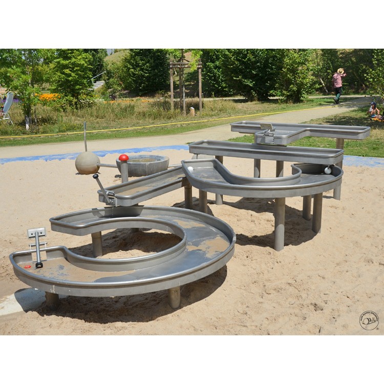定制玩水器阿基米德取水器户外儿童游乐场公园水车沙池玩具戏水器