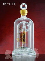 安徽玻璃工艺酒瓶加工公司/河间宏艺玻璃制品厂家订购内画酒瓶