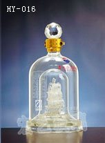 安徽手工工艺酒瓶加工企业_宏艺玻璃制品厂家订制酒瓶